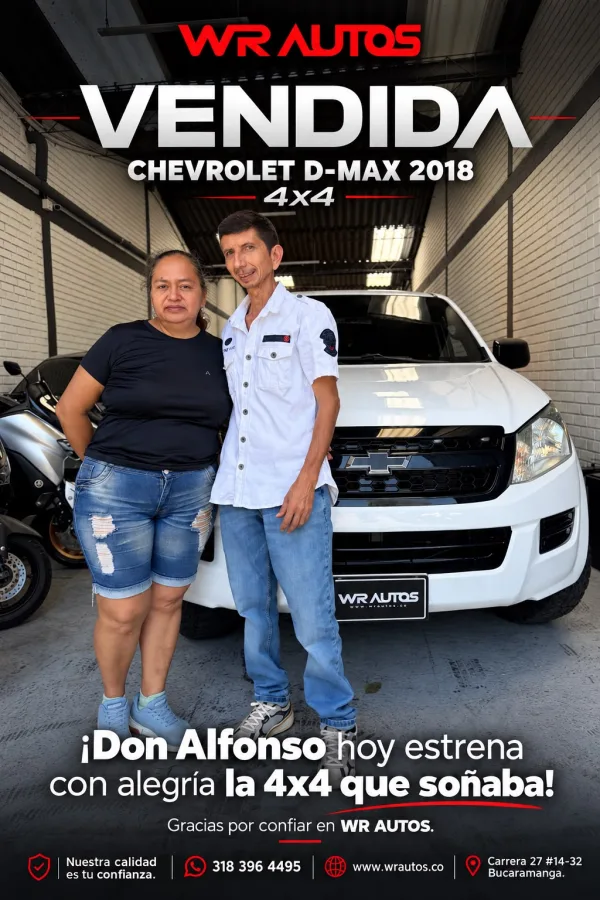 Entrega de vehículo a cliente de WR Autos