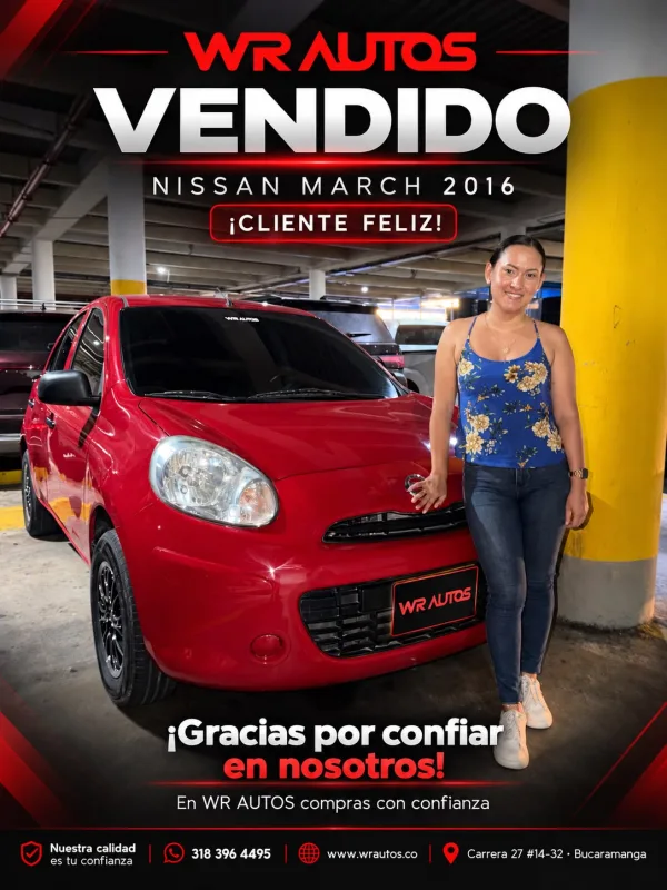 Entrega de vehículo a cliente de WR Autos