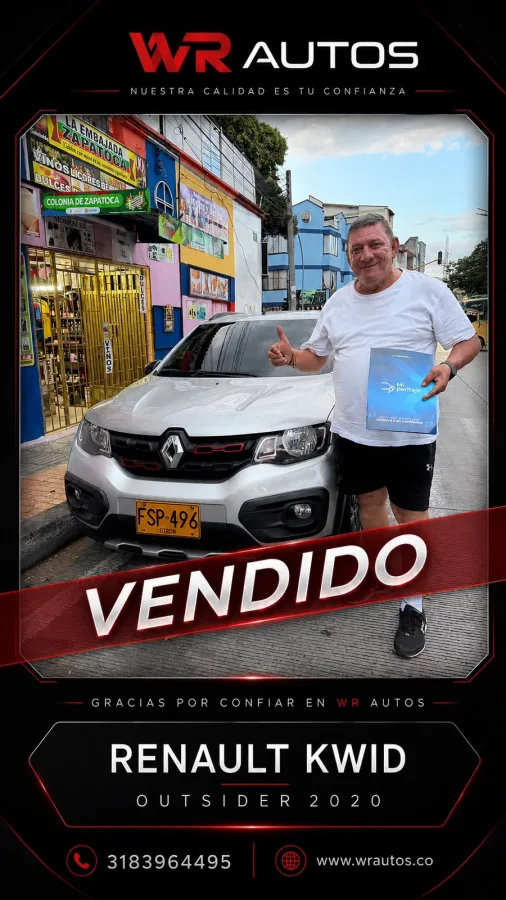 Entrega de vehículo a cliente de WR Autos