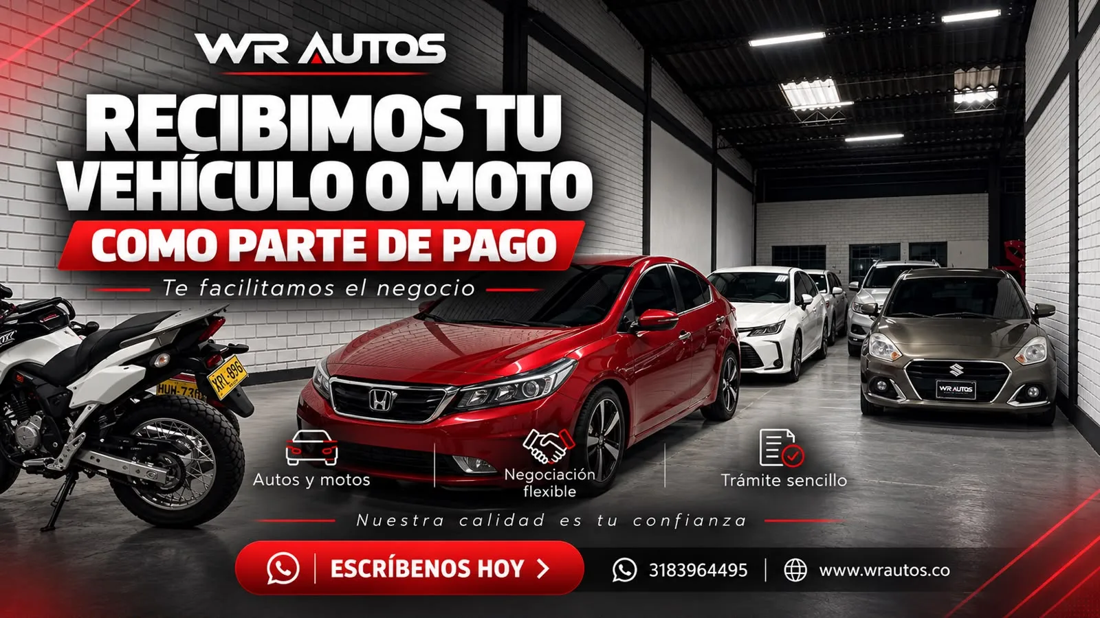 WR Autos — promoción 1