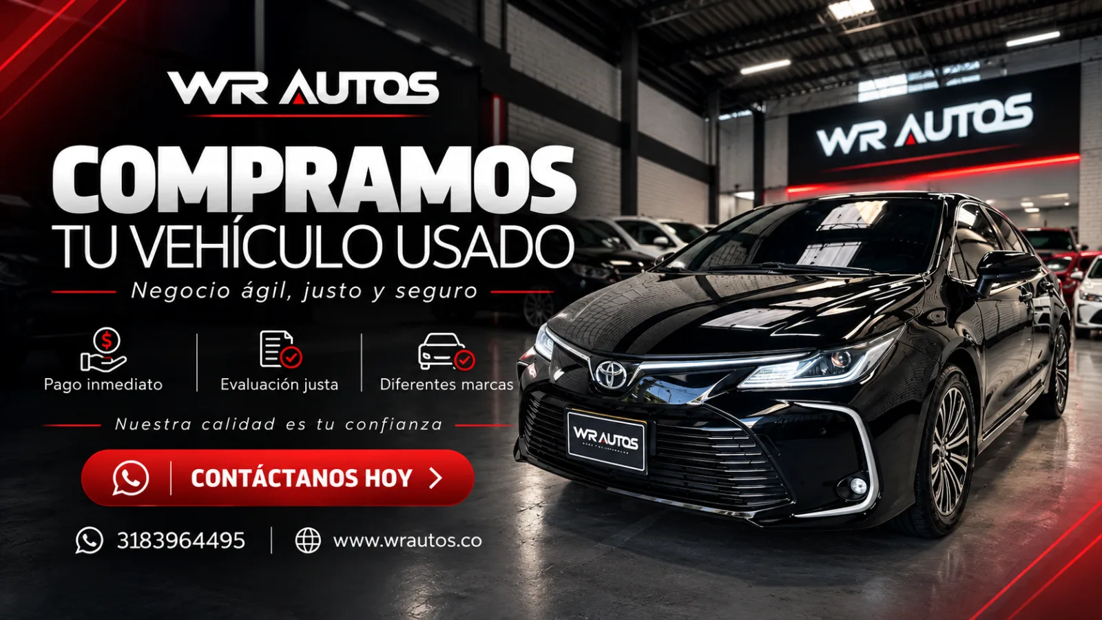 WR Autos — promoción 2