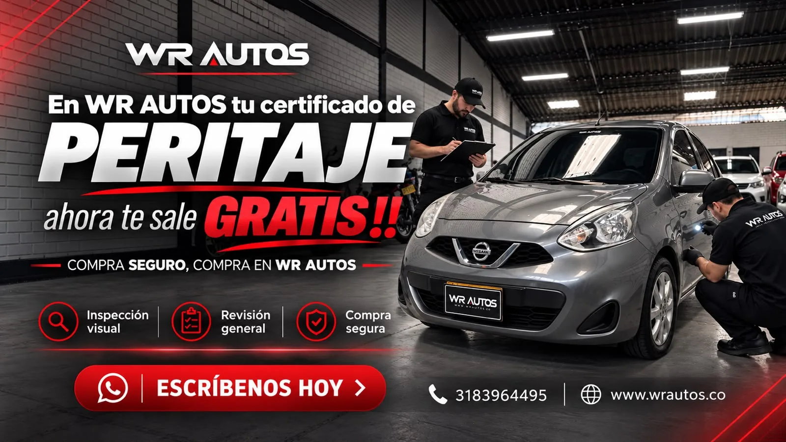 WR Autos — promoción 3